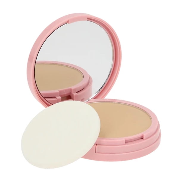 Maquillaje en Polvo Mate Aterciopelado Mineral Cover Pink Up dorado