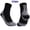Black, variant on 3 Pairs Mid Calf Marathon Running Socks Men Women, Thick Terry Cushioned Quick Dry Anti Slip Anti-Odor Athletic Socks for Cycling Basketball Gym Tennis