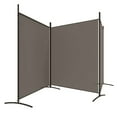 thumbnail image 3 of vidaXL 3-Panel Room Divider Anthracite 525x180 cm Fabric, 3 of 5