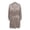 Gray, variant on Women Satin Robe Set Solid Color Lace Trim Long Sleeve Belted Kimono Nightgown Spring Summer Home Silky Soft Breathable Elegant Two Piece Lingerie Relax