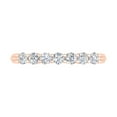 thumbnail image 3 of 1/2 Carat Round Diamond Wedding Band Ring in 14K Rose Gold (Ring Size 10.5) (SI1-SI2 Clarity), 3 of 4
