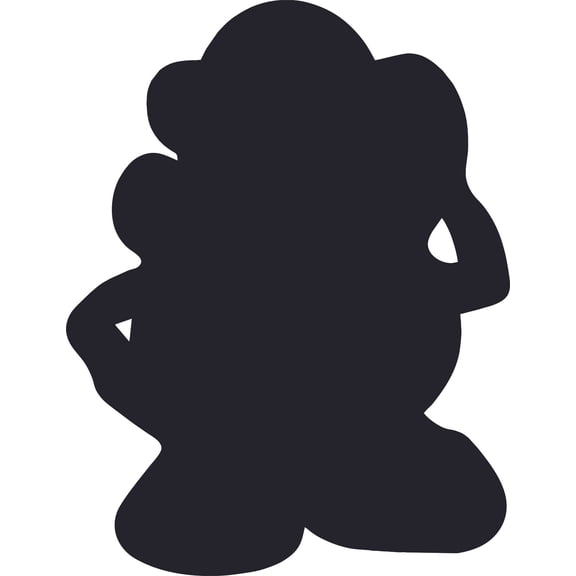 Catoon Silhouette Princess Queen Sweet Dreams Bedtime Unicorn Lovely Dear Dream Holiday Gift Decorating Ideas Girl Boy Bedroom Wall Decal Sticker - Size: 16 Inch x 16 Inch