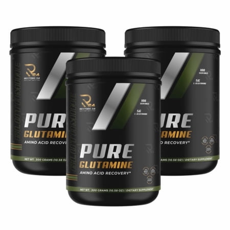 Restore 24 Nutrition Pure Glutamine Powder 300g, 2-Pack