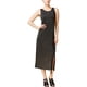thumbnail image 1 of Vestido a media pierna con flecos Kensie para mujer, gris, extra pequeño, 1 of 1