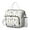 White-2, variant on Boho Tropical Floral Cooler Bag - Leakproof & Waterproof Insulated Tote for Beach & Outdoor - Multi-Compartment Food Storage Bag