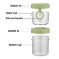 thumbnail image 4 of Aufmer 2 Pcs Gobelet de Rangement Portable pour Déjeuner, Couvercle Étanche, Conception Réutilisable, Contenant pour Céréales d'Avoine et Yogourt avec Poignée Anneau, Pot de Préparation de Repas Portable pour Salade de Fruits, Collation, Transport Quotidien, 4 of 7