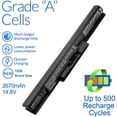 thumbnail image 3 of VGP-BPS35 VGP-BPS35A Battery 4Cell for Sony Vaio 14E 15E Series Svf14215sc 14.8V, 3 of 7