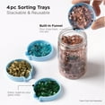 thumbnail image 5 of Plaid Fragment Effects Sorting Trays, 4 Piece, 5 of 9