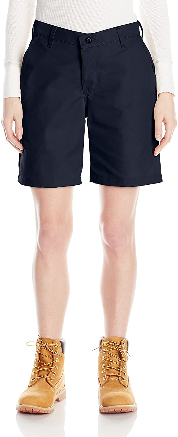 womens navy work shorts