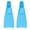 Blue M code, variant on Flexible Swimming Training Fin Swim Flippers Travel Size Swim Fin for Man Women Snorkeling Diving Swimming Pool