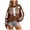 Brown, variant on Women Halloween Skeleton Rib Cage Sweatshirt Crewneck Casual Sweatshirt Long Sleeve Front Back Print Pullover Tops (Pink, XXL)