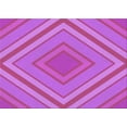 thumbnail image 1 of Ahgly Company Indoor Rectangle Patterned Neon Pink Area Rugs, 8' x 12', 1 of 6
