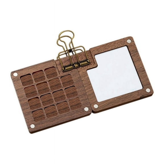 Portable Palette, Travel Paint Palette, Mini Watercolour Sketchbook, with Metal Clip, Gift for Painters and Artists C A