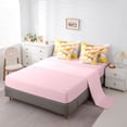 thumbnail image 3 of jejeloiu Rainbow Cloud Cat 7pcs Bedding Comforter Set Kids,Dreamy Kitten Print Queen Bedding Sets,Reversible, 3 of 7