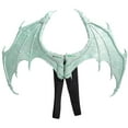 thumbnail image 3 of Halloween Dragon Wing Devil Costume for Girls Boys Teens Decor Props Comic Light Green, 3 of 3