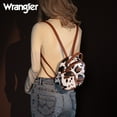 thumbnail image 4 of Wrangler Mini Backpack Cute Cow Print Backpack Purse for Women, Brown, 4 of 7