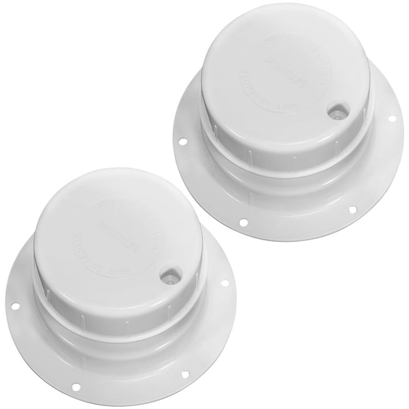Tapa de ventilación de plástico para tuberías de 1 a 2 3/8 pulgadas para tuberías de plástico, color blanco
