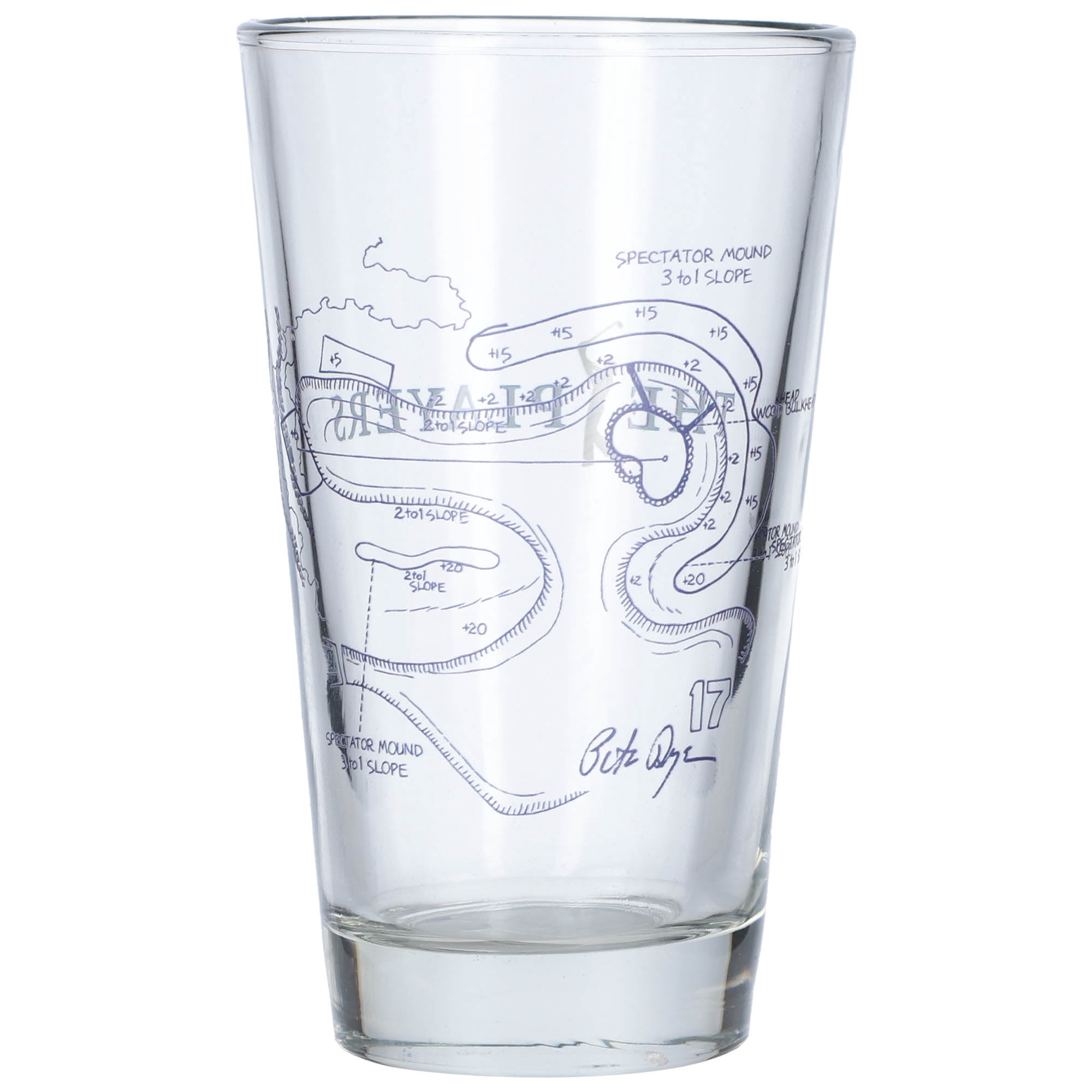 THE PLAYERS 16oz. Pete Dye 17 Pint Glass