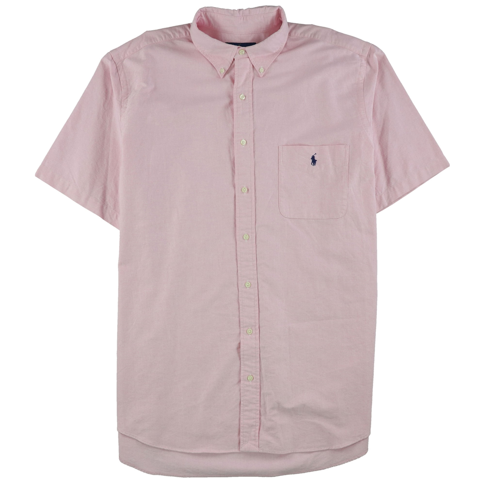 Bar III Mens15-15.5 32/33 Pink Blue Dash Print Slim Fit tretch Dress Shirt 