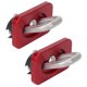 thumbnail image 4 of 2pcs Stainless Steel Tie Down Anchors Truck Bed Side Wall Anchors Replacement for Chevy Silverado ColoradoRed, 4 of 9