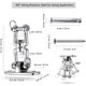 thumbnail image 1 of Gancho de Techo, Capacidad de 450 KG Gancho de Montaje en Pared de Techo, Kit de Suspensión de Entrenador de Suspensión de Montaje en Techo para Silla Colgante Hamaca Sling Entrenador Saco de Boxeo, 1 of 2