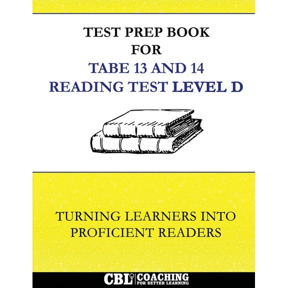 Test Prep Book for TABE 13 and 14 Reading Test Level D, (Paperback)