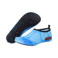 thumbnail image 4 of NexTorq Foldable Shoes, Women's Water Shoes, Adult Water Shoes, Cruise Must Haves, Water Shoes for Womens Mens Barefoot Quick-Dry Aqua Socks for Beach Swim Surf Yoga Exercise Soles, Blue, 5.5, 4 of 4
