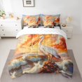thumbnail image 2 of Feelyou Pelicans Wildlife Twin Bedding Sets 7pcs, Summer Beach Marine Comforter Set, 2 of 8