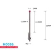 thumbnail image 1 of M2 Ball Cmm Thread And Cnc Measuring Probe Stylus Point Contact Instrument Parts Accessories Tungsten Steel Stylus, 1 of 5