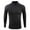 Black2, variant on lmcalzta Mens Workout Athletic Shirts Long Sleeve Mock Neck Quick Drying Gym Athletic High Performance T Shirts Tops