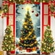thumbnail image 1 of Cubrepuertas Navideño de 89 X 180 Cm - Diseño de Papá Noel - Decoración Navideña para La Puerta - Decoración para Fiestas y Festivales, 1 of 6