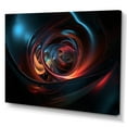 thumbnail image 2 of DESIGN ART Designart "Red Blue Harmonious Blend I" Modern Geometric Canvas Prints 32 in. wide x 16 in. high, 2 of 5