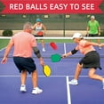 thumbnail image 3 of MYKUJA 12Pcs Outdoor Pickleball Balls 40Holes Pickleball Accessories Red, 3 of 6