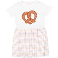 thumbnail image 3 of Inktastic Heart-shaped Pretzel Girls Toddler Dress, 3 of 5