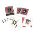 thumbnail image 2 of One Eyed Jack Premium Plastic Playing Cards-Red-Set Of 3 Decks Of 52 Cards Each & 3 Free Card Cut-Poker Size For Adult - High-Grade & Long-Lasting Poker Cards | Use For Party & Game, Playing Cards, 2 of 5