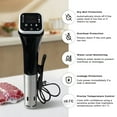 thumbnail image 2 of Aulonda Sous Vide Cooker vide Cooking Machine,1100 Watts Stainless Steel Immersion Circulator,Precision Cooker,with Temperature and Time Digital Display Control, 2 of 6