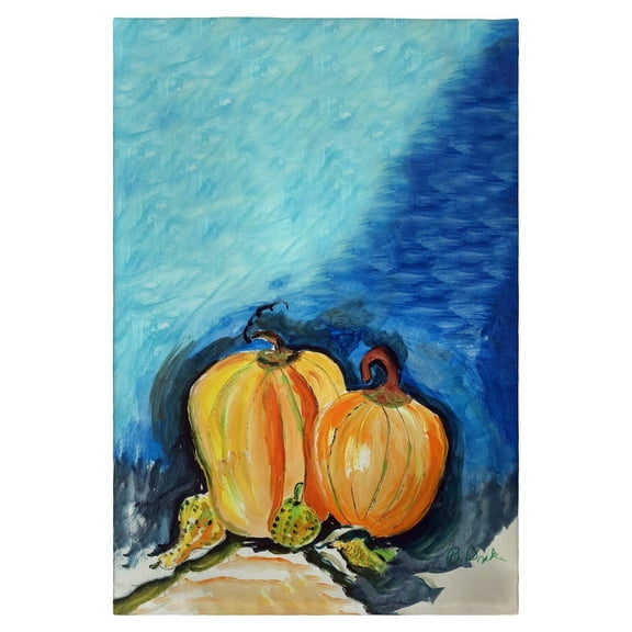 Betsy Drake Interiors Two Pumpkins Guest Towel