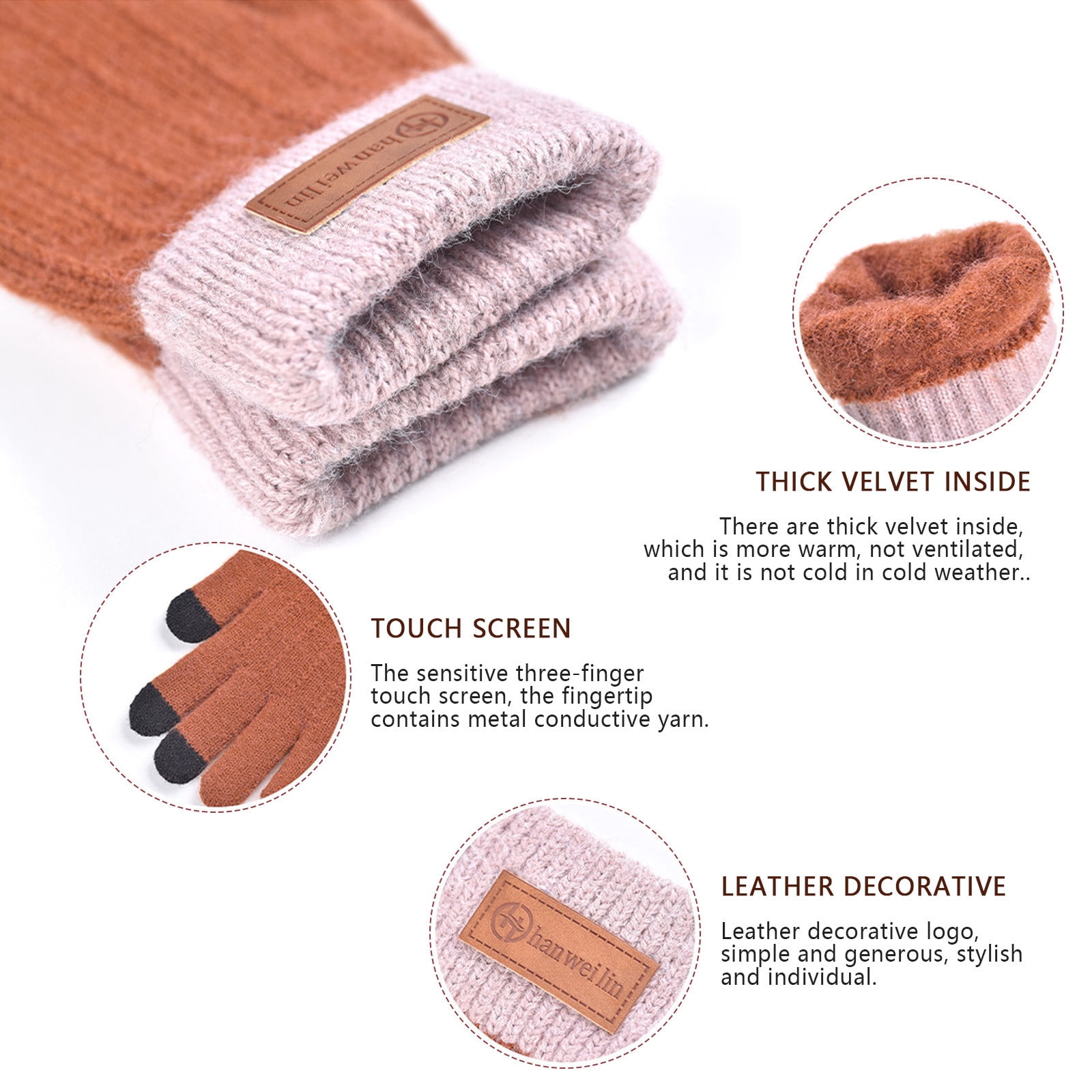 Gants D'hiver Légers Et Extensibles Pour Enfants 2-6 Ans - Unisexe, Couleurs Vives, Confortables - 2