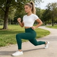 thumbnail image 5 of Certgust Hot Sales Under $20 High Waisted Workout Leggings for Women High Waisted Leggings for Women Tummy Control Soft Opaque Printed Yoga Pants Full Length Capri Workout, 5 of 7