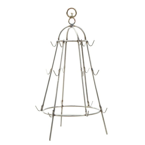 GOOHOCHY Stainless Steel Grill Rack Tier Topper for Outdoor Meat White