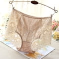 thumbnail image 5 of Sngxgn Women's Underwear Cotton High Waisted Underwear Full Coverage Panties Briefs(Beige,XXXL), 5 of 7