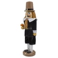 thumbnail image 3 of Northlight Pilgrim Man Wooden Fall Harvest Thanksgiving Nutcracker Decoration- 14", 3 of 5