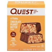 QUEST PROTEIN BAR HERO CHOCOLATE PEANUT BUTTER 4PK/7.6OZ-