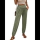 thumbnail image 2 of Pantalones Deportivos de Yoga para Mujer, Holgados, Tipo Harén, para Hacer Ejercicio, Informales, Cómodos, con Bolsillos Verde XXL, 2 of 7