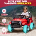 thumbnail image 7 of Zimtown 12V Kids Ride On Truck Car w/Parent Remote Control, LED Lights - Red, 7 of 7