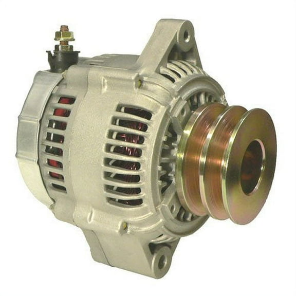 Alternator - Denso Style with Pulley (12066) fits John Deere 4055 4255 4455 4555 4755 4955 RE44140 fits Delco Remy 10459495 fits Denso 100211-6030