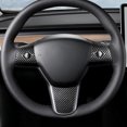 thumbnail image 3 of 3 uds Cubierta embellecedora para volante Ndcxsfigh para Tesla Model3/Y Accesorios para autos y motos, 3 of 8