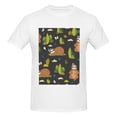 thumbnail image 4 of Bingfone Funny Sloths In The Forest Men'S Loose Fit Short-Sleeve Pocket T-Shirt, 4 of 7