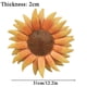 thumbnail image 3 of Decoración del hogar, decoración de habitaciones, decoración de pared, colgante de pared de girasol de hierro forjado, pintura decorativa de madera, colgante para el hogar, 3 of 9