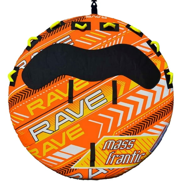 RAVE Sports 02408 Mass Frantic 4 Rider Inflatable Water Float Towable Boat Tube